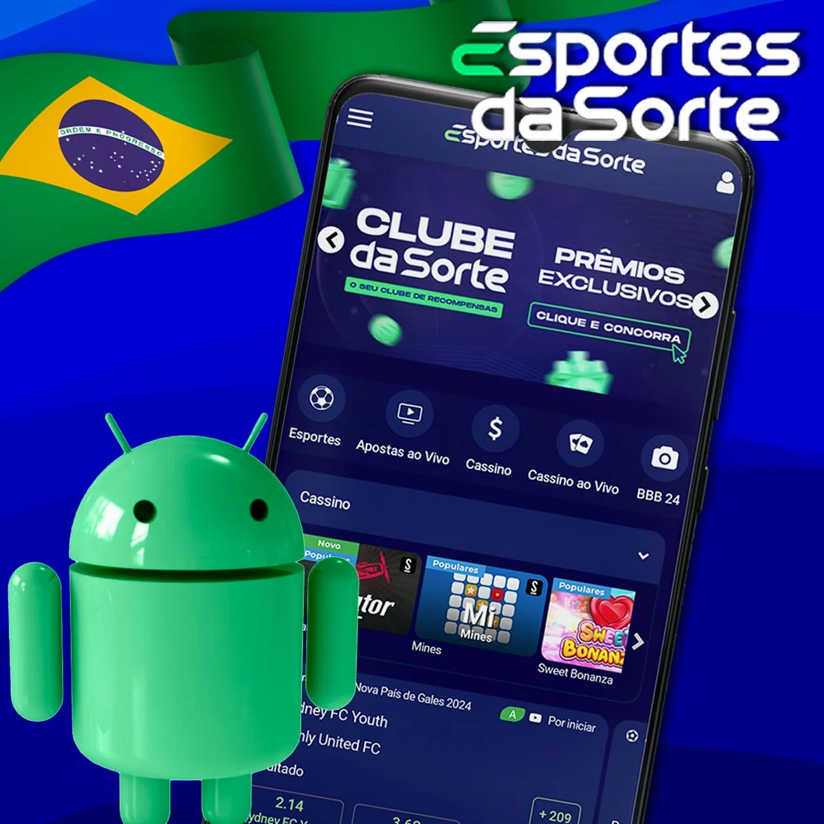 App Esportes da Sorte para Android