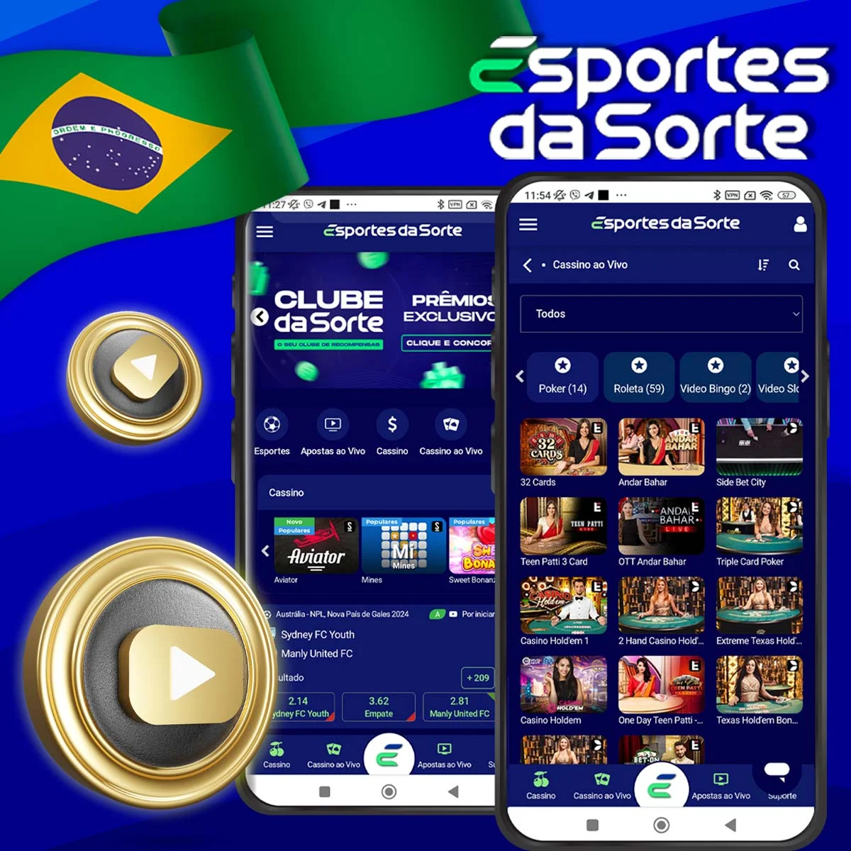 Casino-ao-vivo no Esportes da Sorte