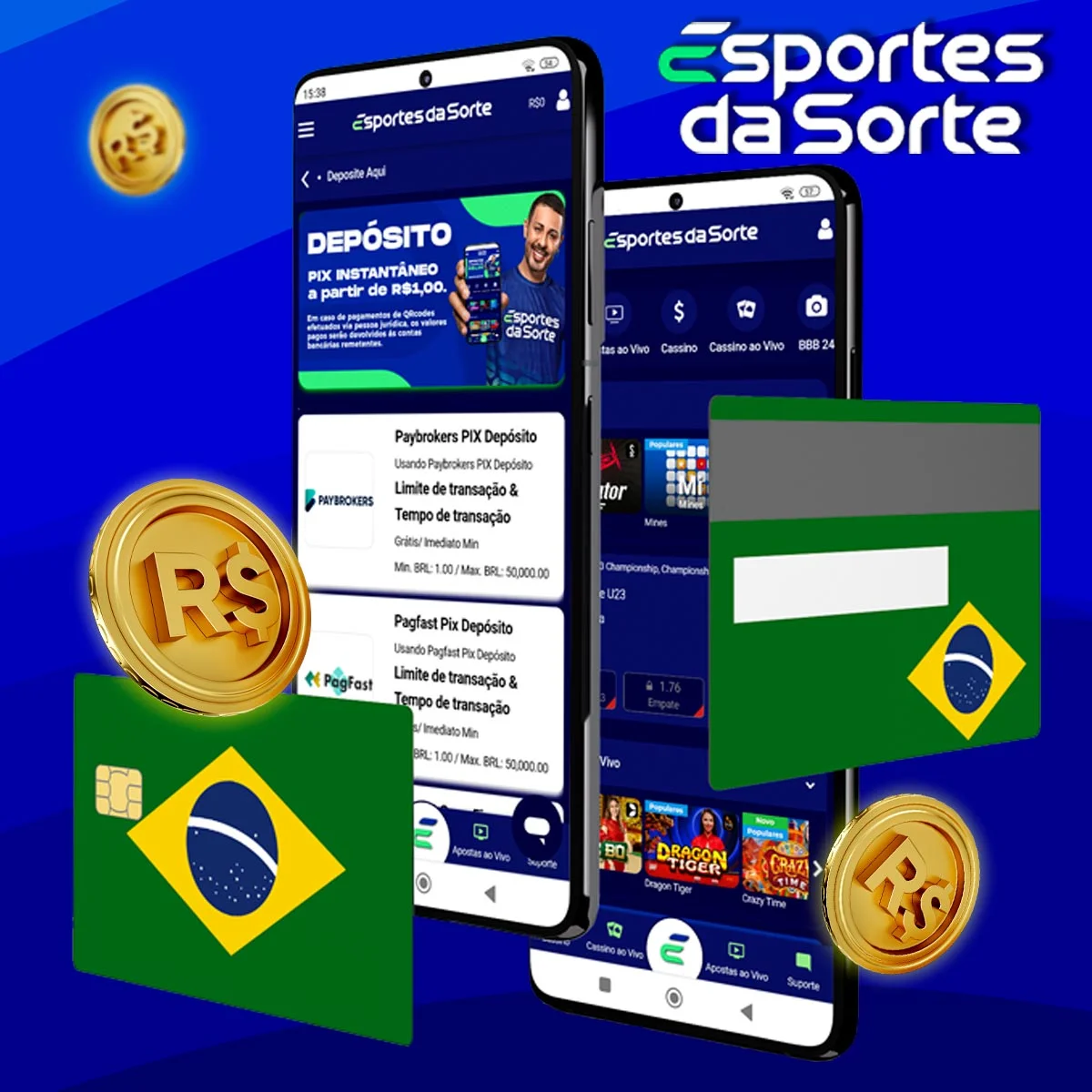 como fazer um depósito em sua conta Esportes da Sorte