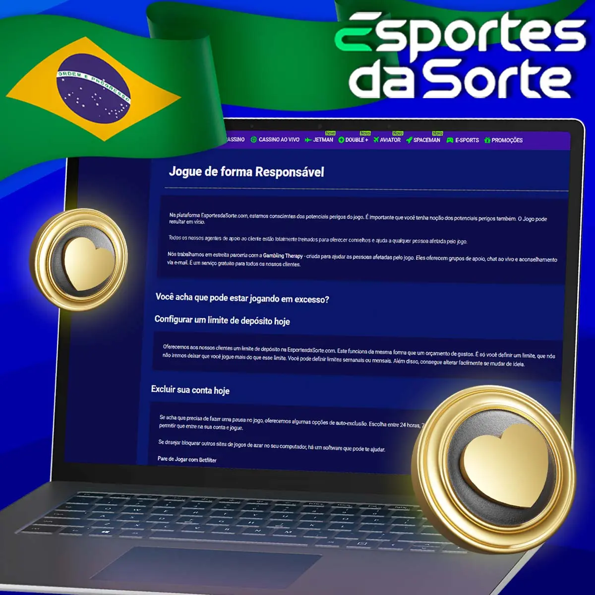 Jogo responsável na Esportes da Sorte