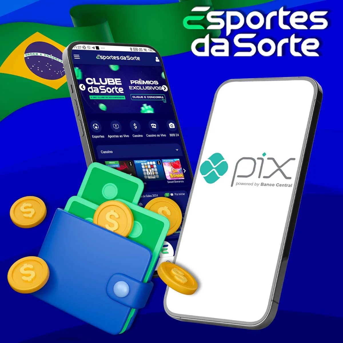 Métodos de depósito e saque do Esportes da Sorte