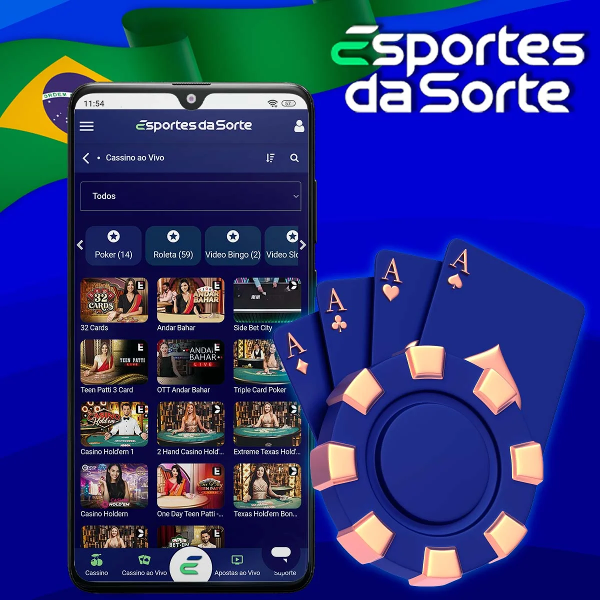 Poker no Esportes da Sorte