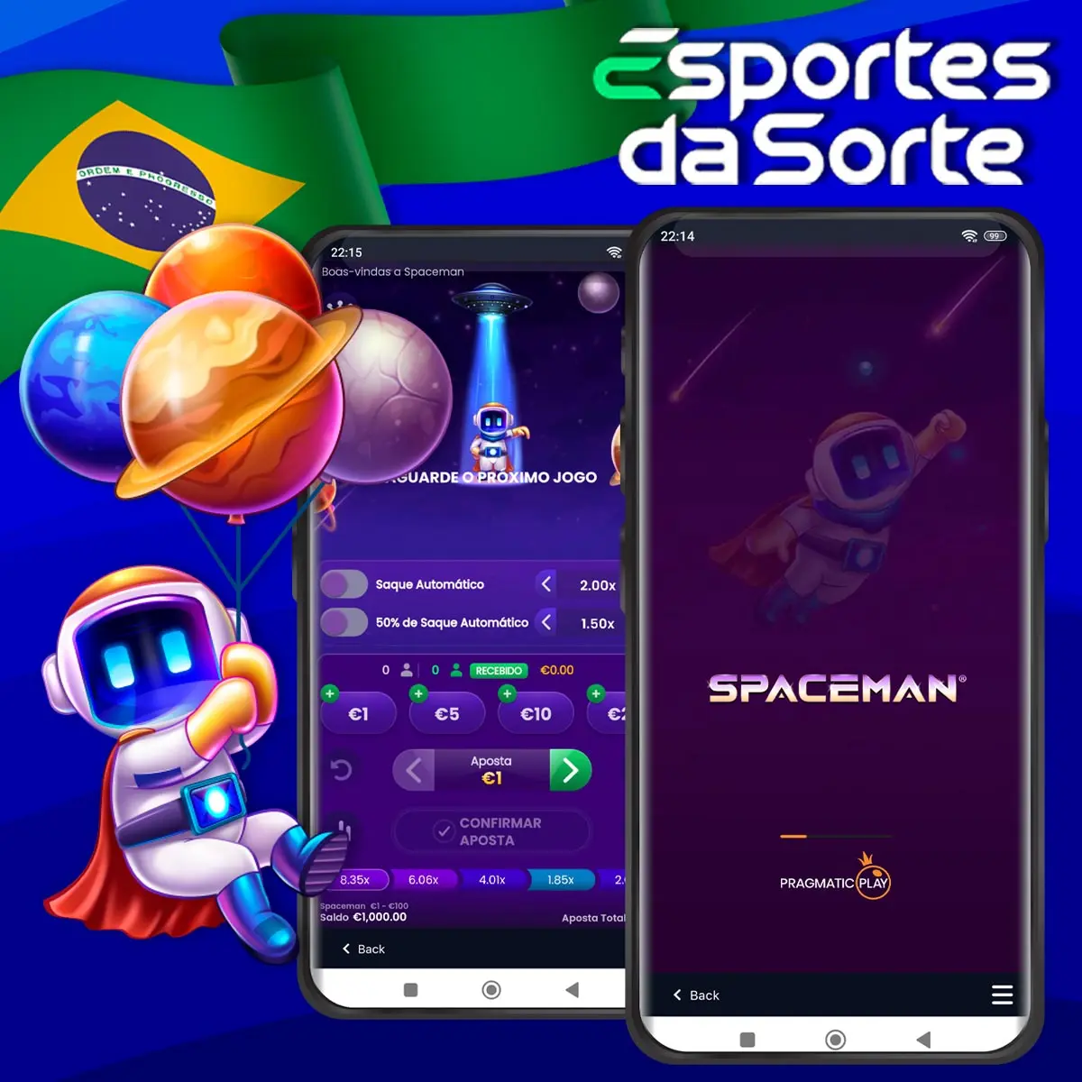 O popular jogo Spaceman no cassino Esportes da Sorte